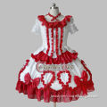 Custom-made beautiful red gothic dress punk lolita clothing
